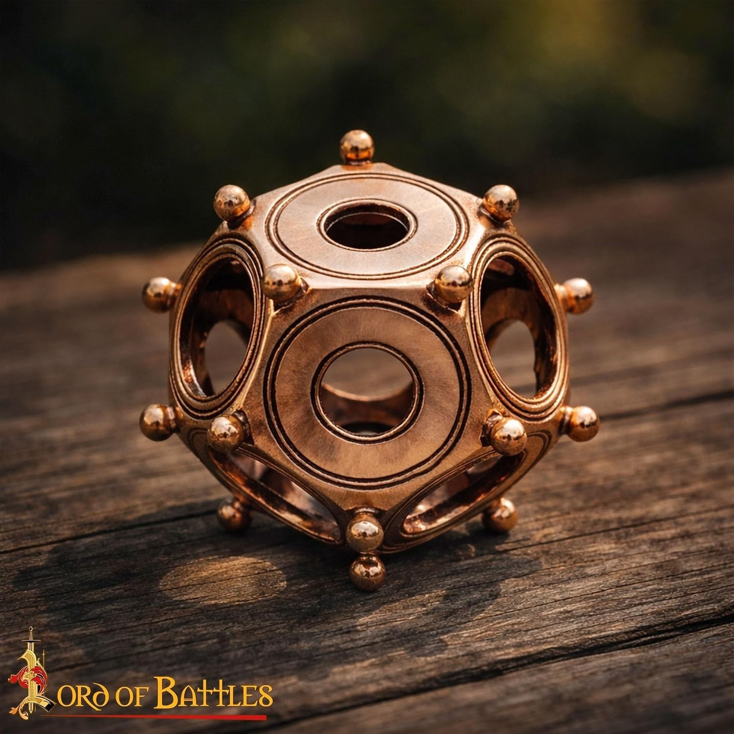 Lord of Battles Bronze Dodecahedron Hand Cast Roman Artifact Not Printed Lord of Battles Bronze Dodecahedron Hand Cast Roman Artifact Not Printed