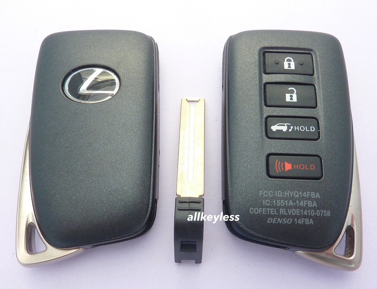 OEM 2015-20 LEXUS NX300 NX200t LX570 smart keyless entry remote key fob HYQ14FBA