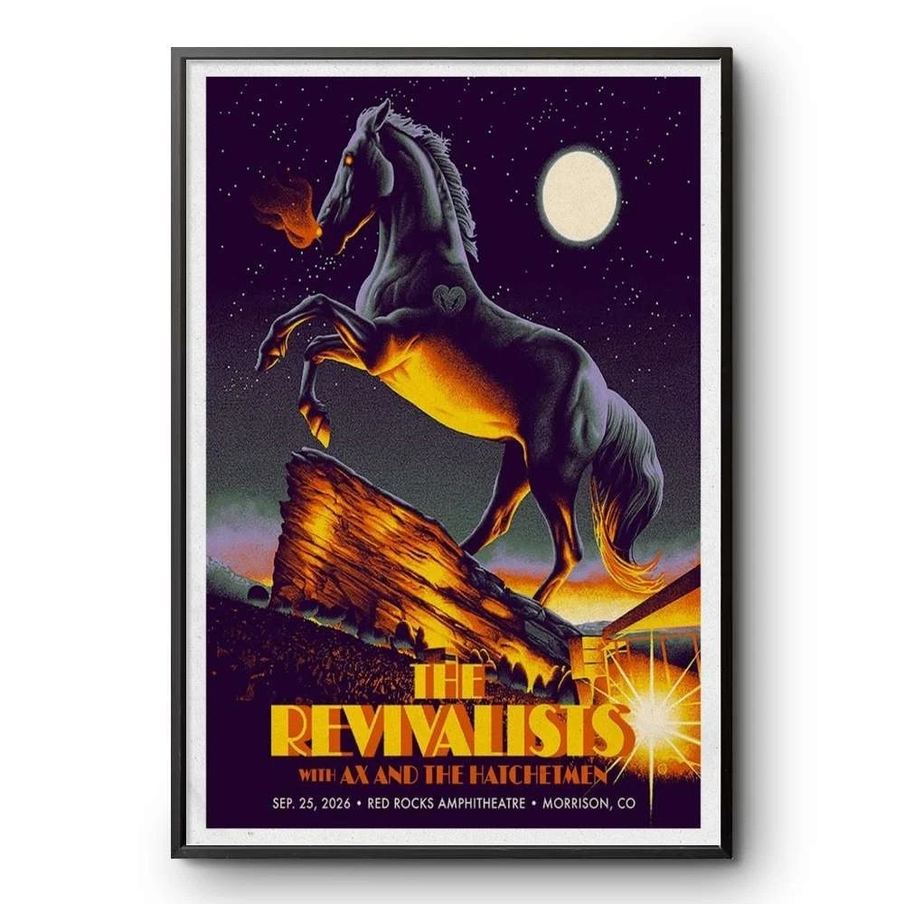 The Revivalists Red Rocks Sep 25 2026 Poster
