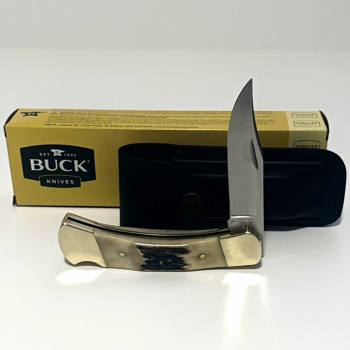 Buck 110  stag handles 4 dot 1981-1984