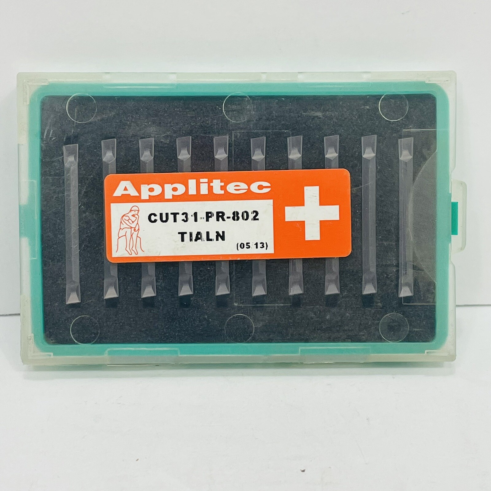 Qty 10 Applitec CUT31-PR-802 TIALN Carbide Cutting Inserts ~New Surplus~ Qty 10 Applitec CUT31-PR-802 TIALN Carbide Cutting Inserts ~New Surplus~