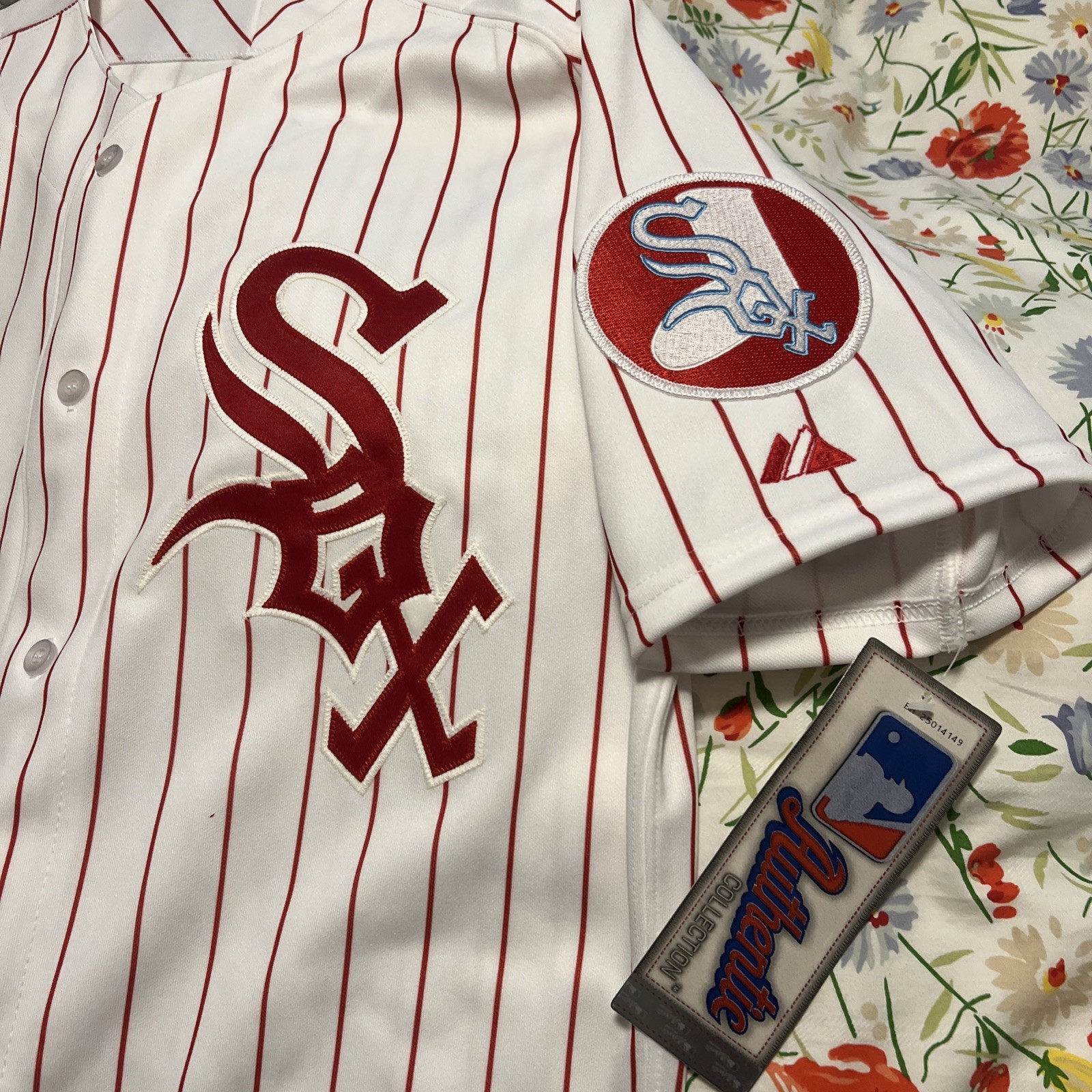 Authentic Chicago White Sox TBC 1972 White/Red Throwback Jersey RARE 40 Men’s 