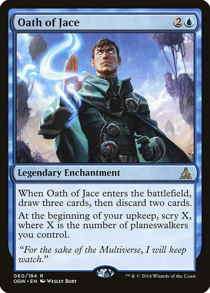 Oath of Jace [Oath of the Gatewatch] Lightly Played