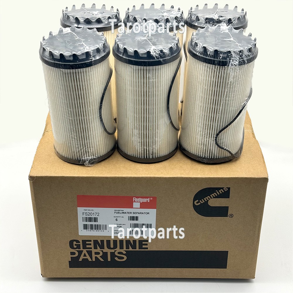 6Pcs FS20172 Fuel Filter Water Separator For Fleetguard Cummins K37-1029