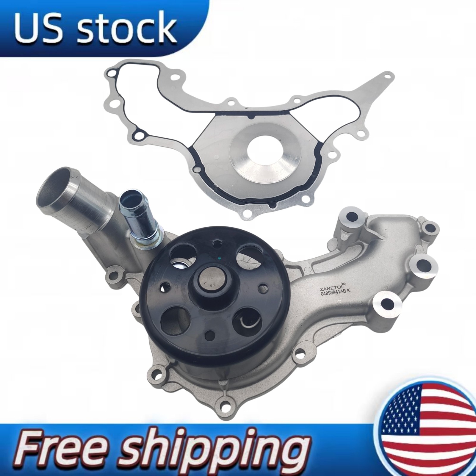 For Chrysler Mopar Water Pump 04893941AC For 2018-26 Jeep Wrangler Gladiator NEW For Chrysler Mopar Water Pump 04893941AC For 2018-26 Jeep Wrangler Gladiator NEW