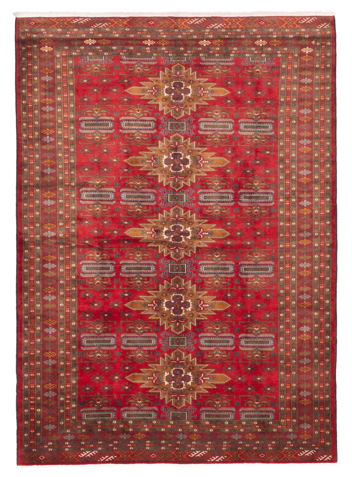 Traditional Vintage Hand-Knotted Area Rug 6'9