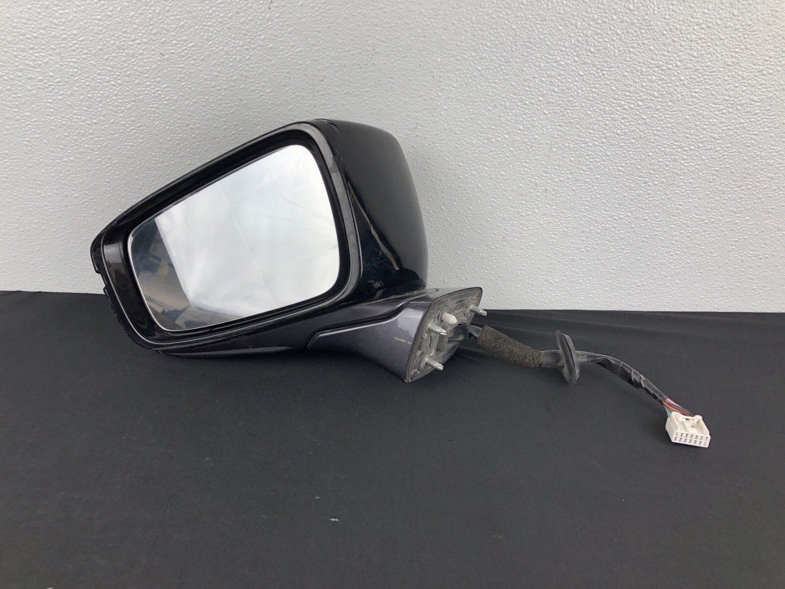2021-2023 Acura TLX Left Driver Side Mirror OEM BLACK/STEEL METALLIC
