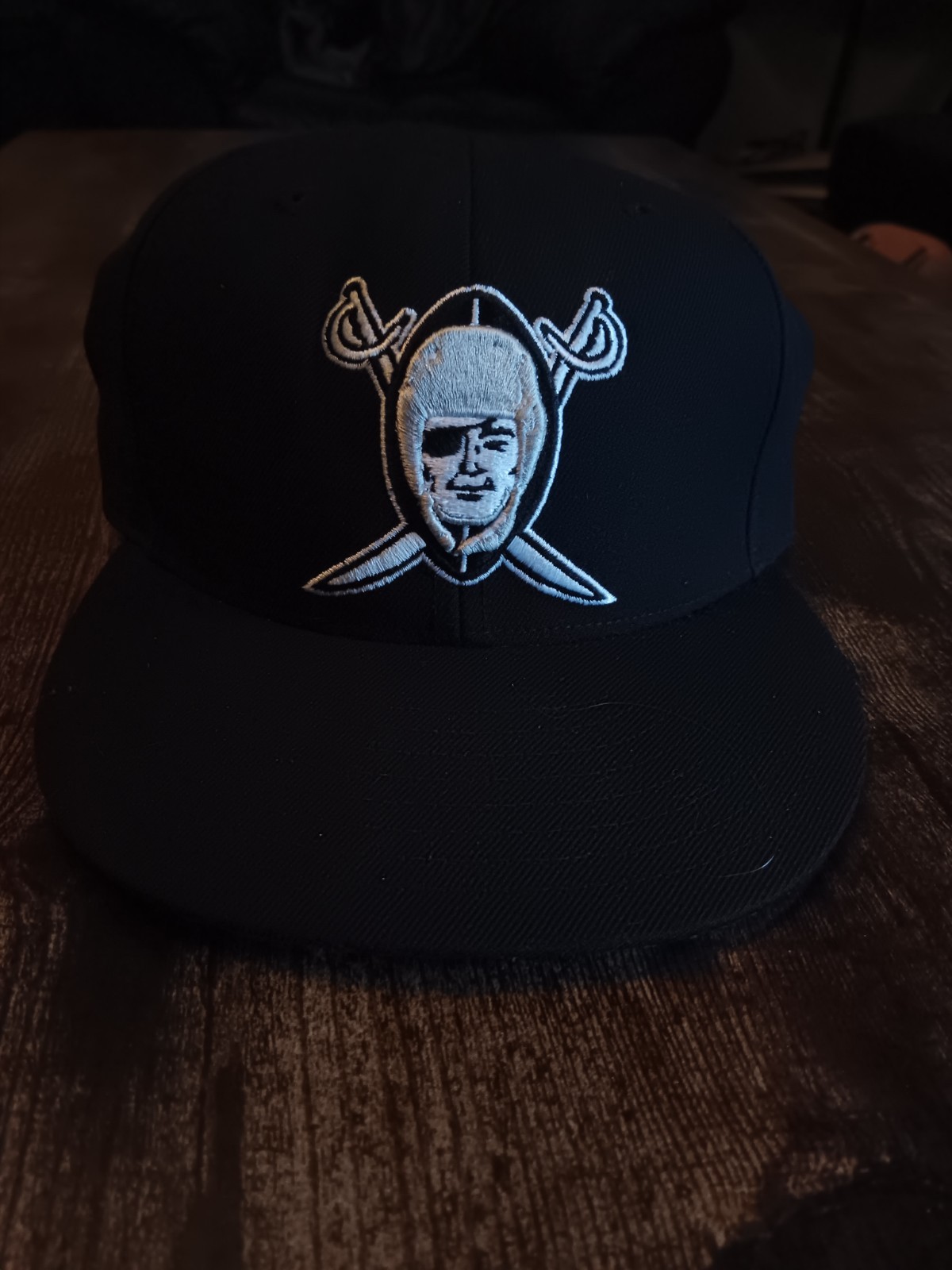 VTG Mitchell & Ness Oakland Raiders Throwback Retro 60s 100% Wool Fitted Hat Cap VTG Mitchell & Ness Oakland Raiders Throwback Retro 60s 100% Wool Fitted Hat Cap