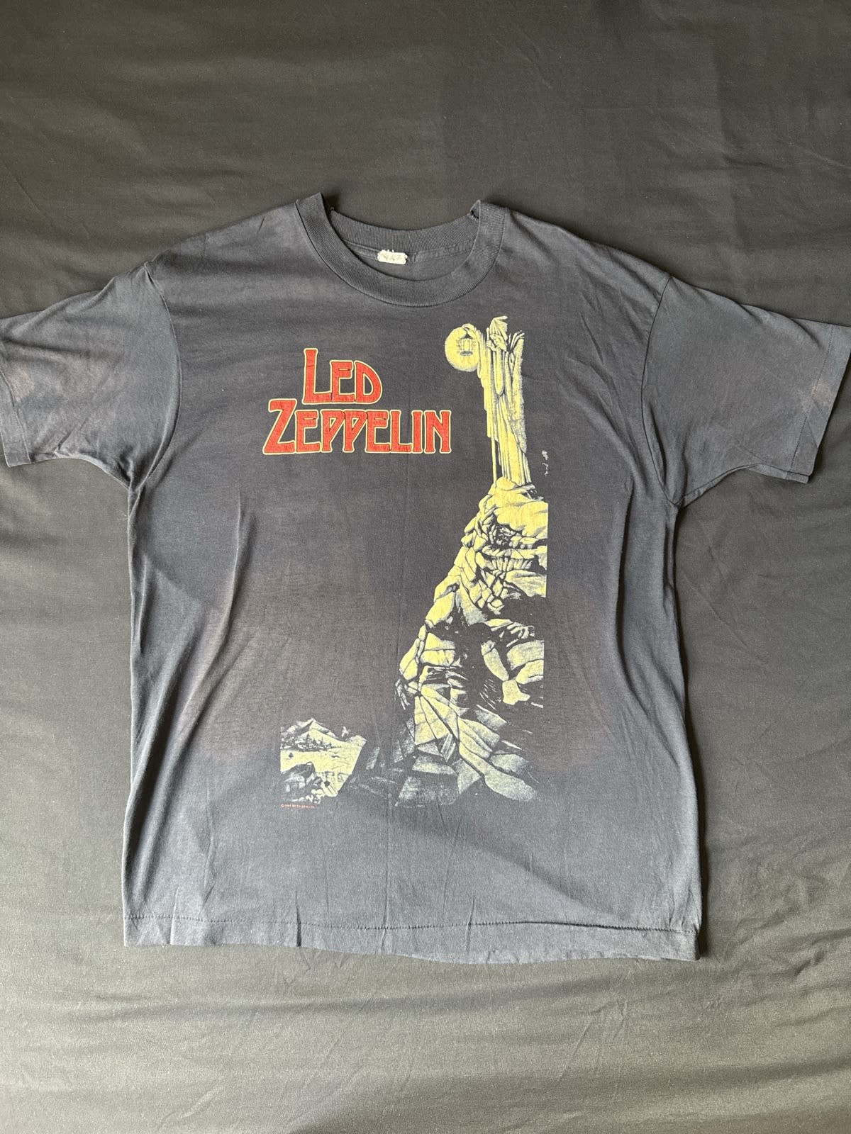 Vintage 80s LED Zeppelin Hermit T-Shirt Size Medium Vintage 80s LED Zeppelin Hermit T-Shirt Size Medium