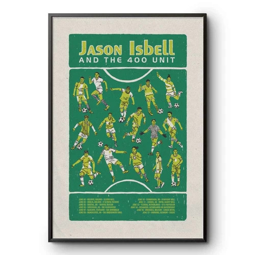 Jason Isbell and The 400 Unit Music Tour Concert Poster