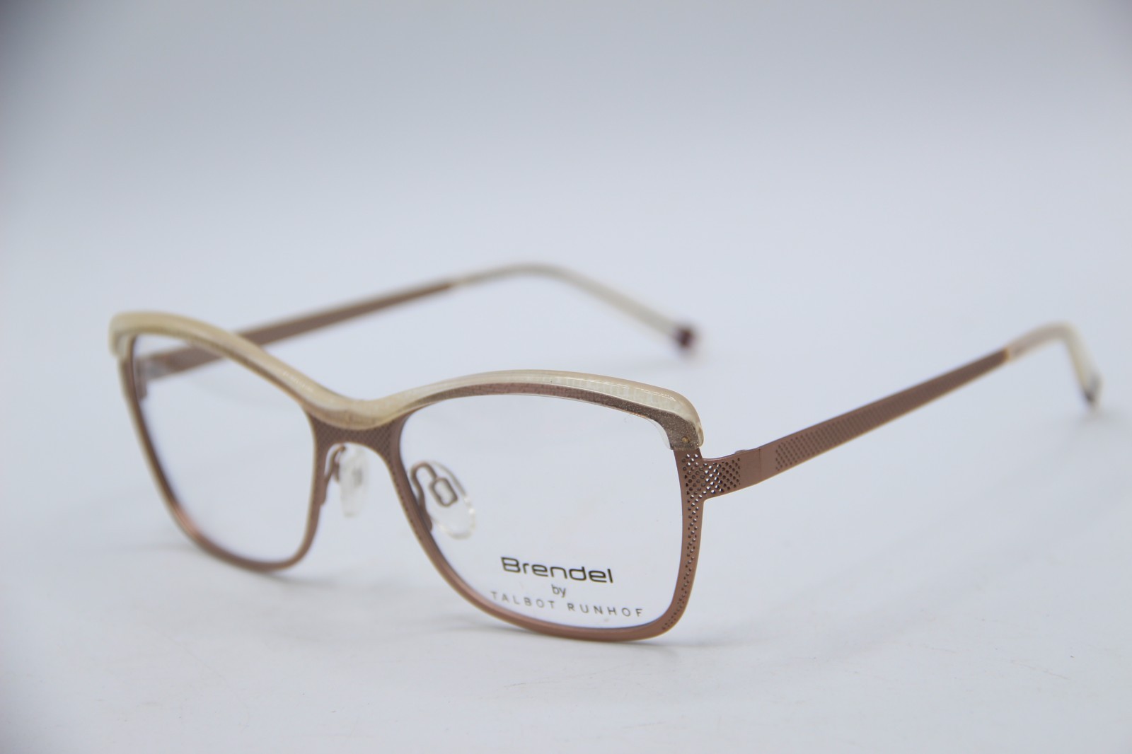 NEW BRENDEL BY TALBOT RUNOF 902212 60/BRN GOLD BROWN AUTHENTIC EYEGLASSES 53-17