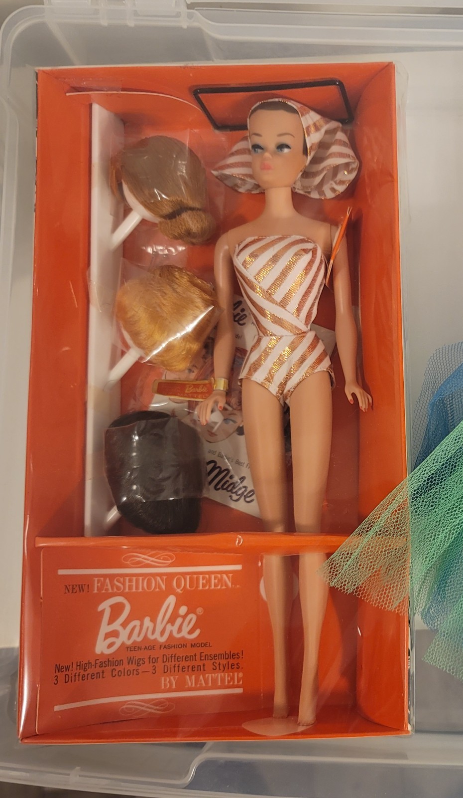 Vintage Barbie “Fashion Queen Barbie” (1963-65) Near Mint NRFB MIB Rare