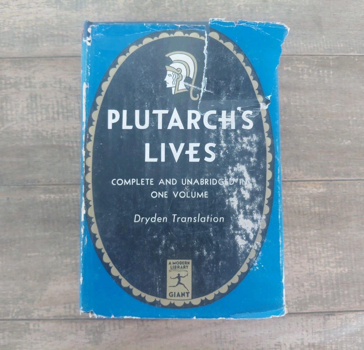 Plutarch\'s Lives: Complete and Unabridged in One Volume Dryden  1950 AS IS