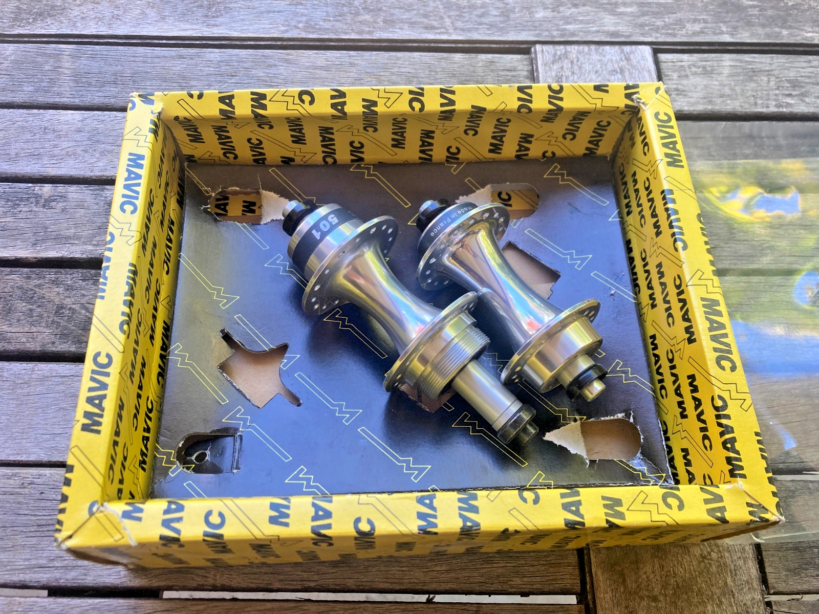 Mavic 501 Hubset 32h NOS Vintage English Freewheel 100/130 Mavic 501 Hubset 32h NOS Vintage English Freewheel 100/130