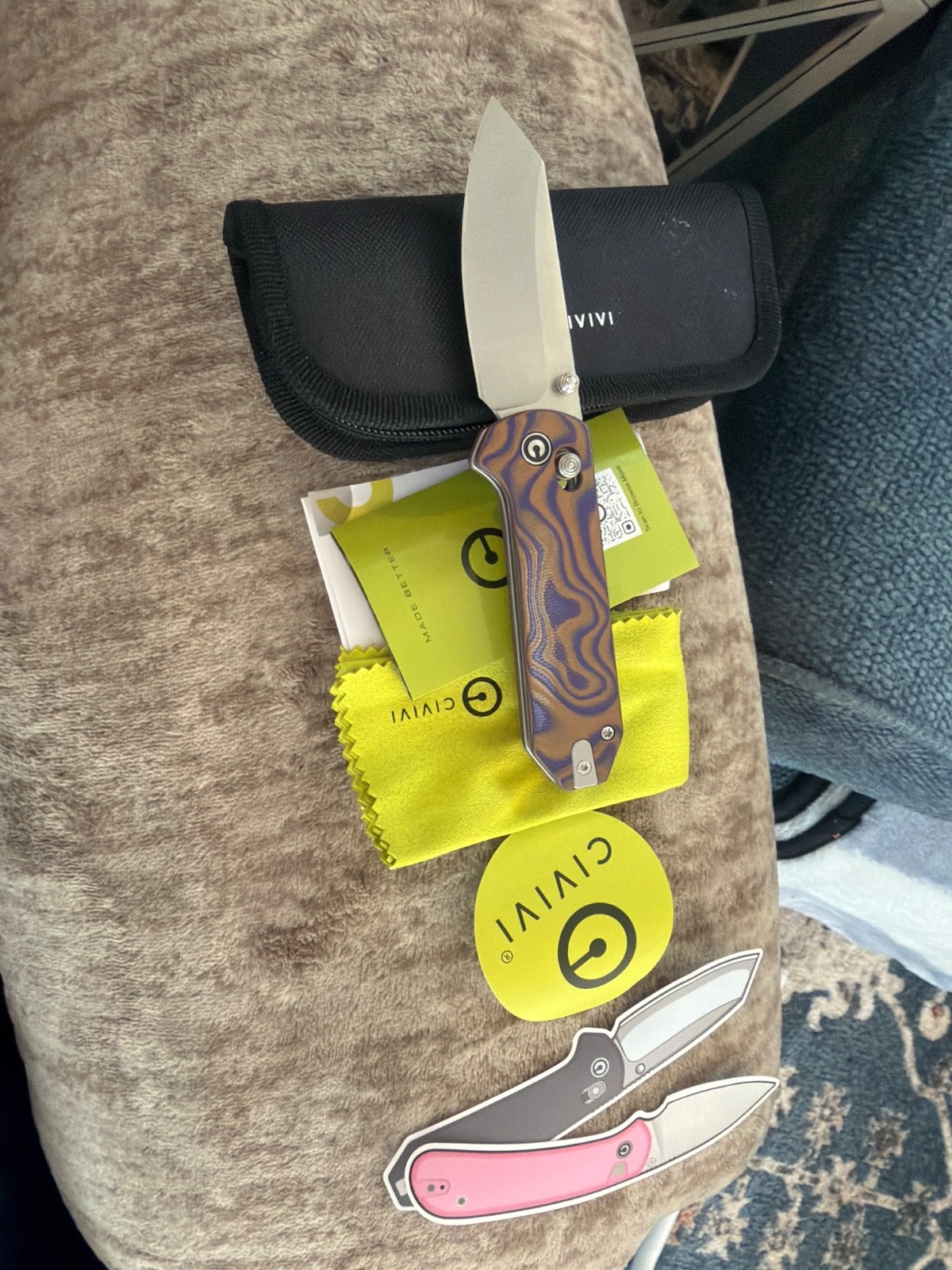 Smoky Mountain Knife Works Exclusive - CIVIVI Yonder Thumb Stud & Crossbar