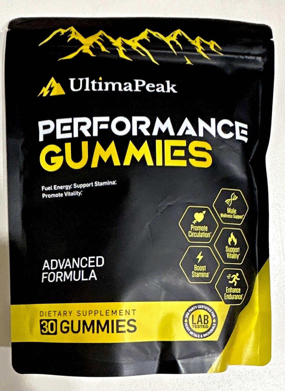 UltimaPeak Performance Gummies Dietary Supplement 30 Lab Tested Energy Support UltimaPeak Performance Gummies Dietary Supplement 30 Lab Tested Energy Support