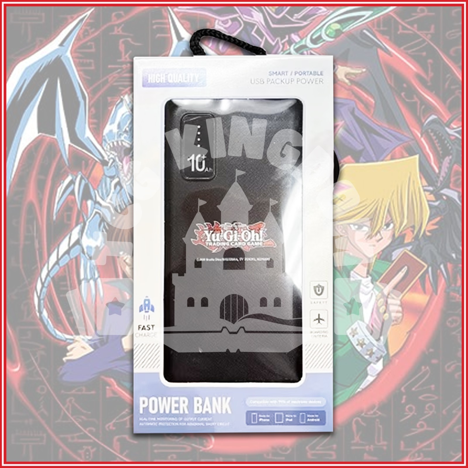 YuGiOh Power Bank Fast Charge Android Iphone Ipad High Quality USB Portable🔥