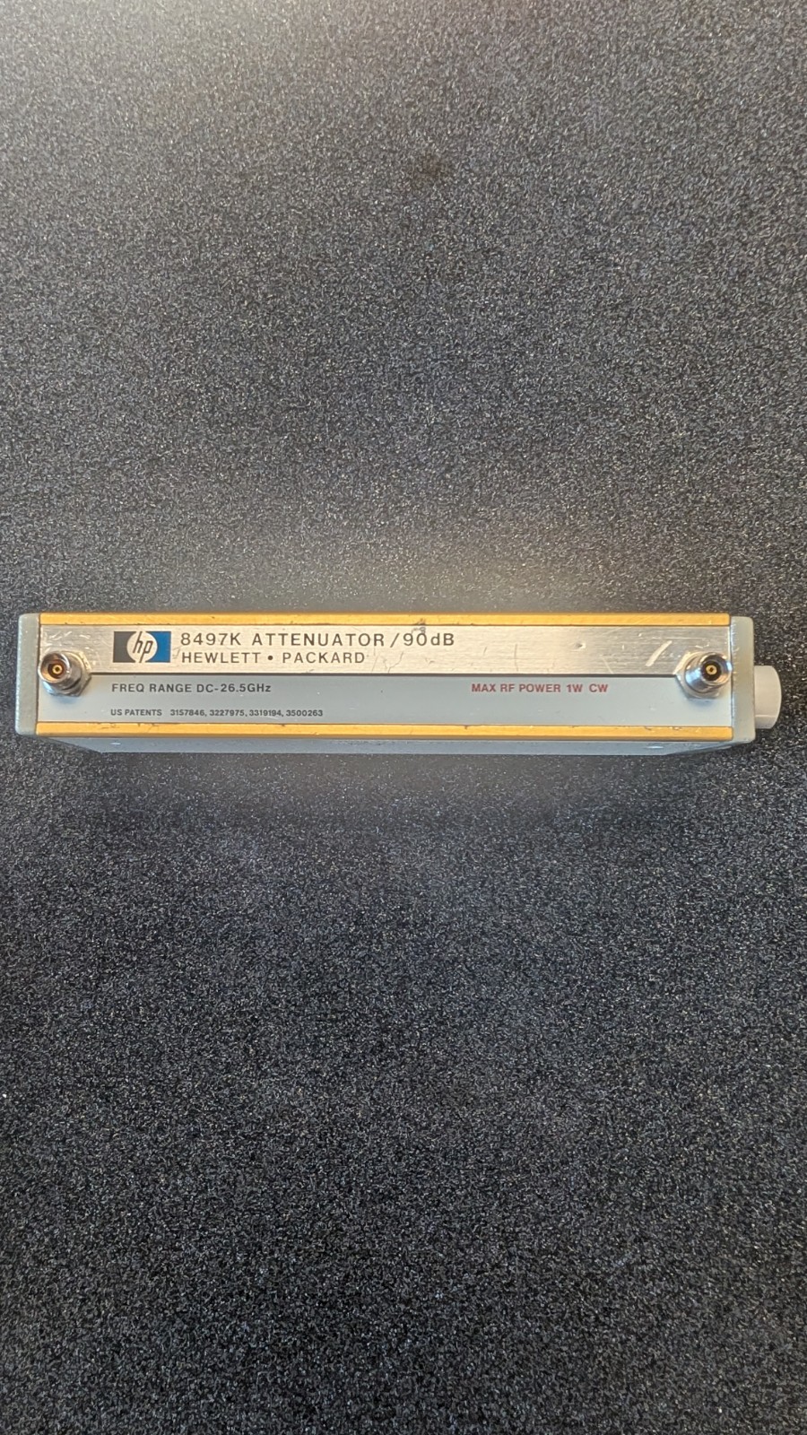 HP Agilent 8497K Opt 004/890 Step Attenuator 0-90dB DC-26.5GHz Tested
