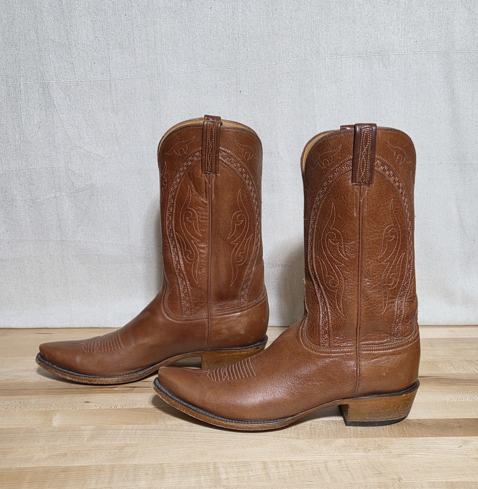Lucchese Classics Cowboy Boots , Mens 11 D , Snip Toe , GB6811 53