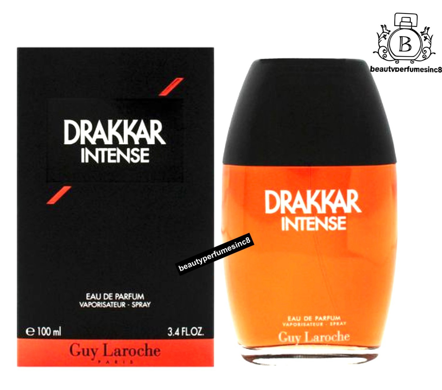 DRAKKAR INTENSE 3.4 oz EDP Spray for Men New