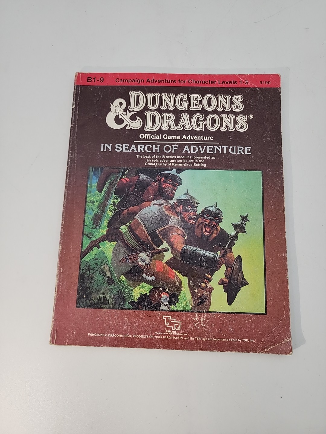 1987 Dungeons & Dragons B1-9 In Search of Adventure 9190 D&D  Adventure Module