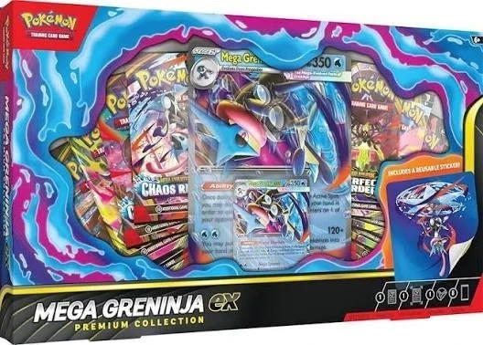 Pokemon Mega Greninja EX Premium Collection 8 packs promo New Sealed Pokemon Mega Greninja EX Premium Collection 8 packs promo New Sealed