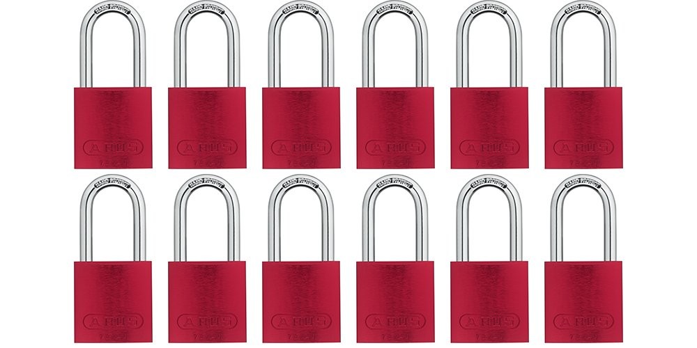 ABUS Red 72/40HB40 Lockout Tagout Padlock W/ 1.5\ ABUS Red 72/40HB40 Lockout Tagout Padlock W/ 1.5\