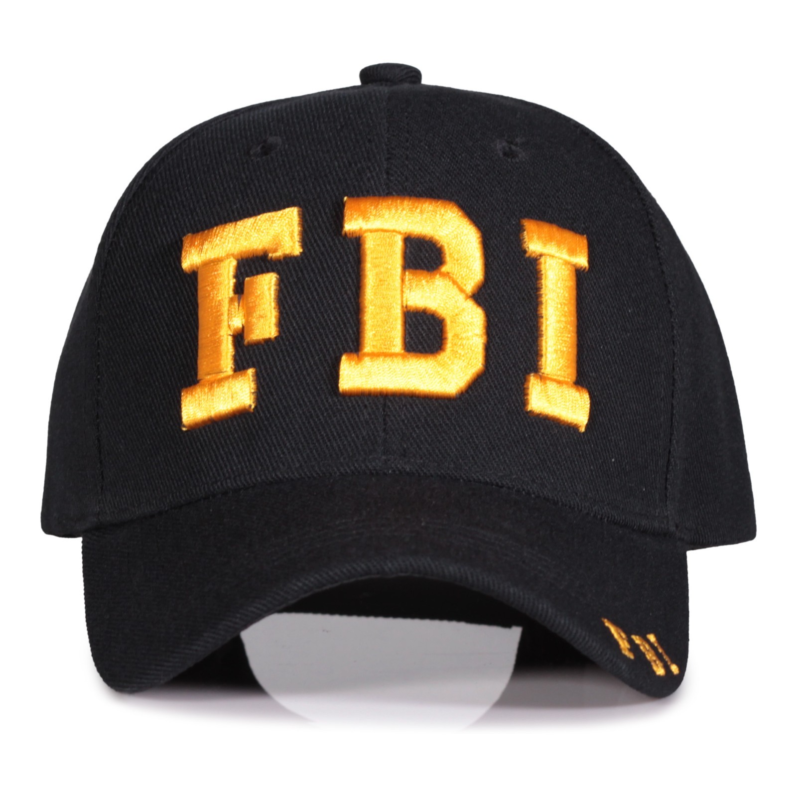 FBI Baseball Cap Curved Brim Hat Embroidered Adjustable USA Law Enforcement Men