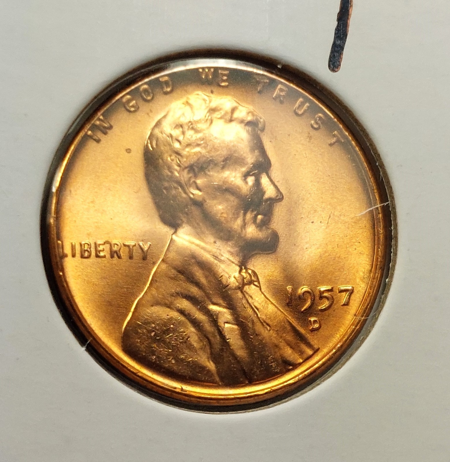 1957 D UNCIRCULATED LINCOLN CENT CHOICE TO GEM BU   #1