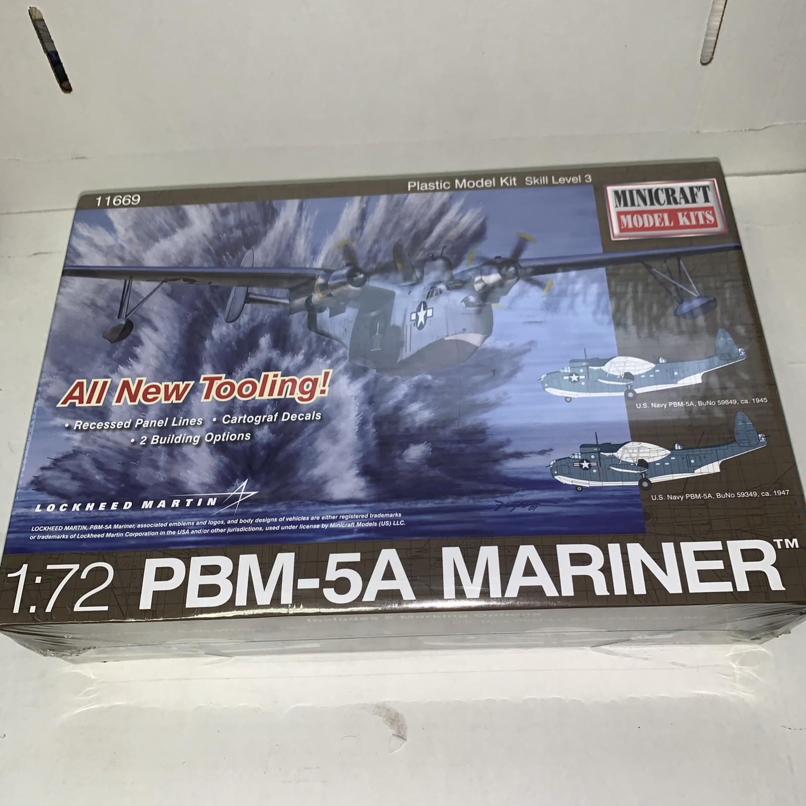MINICRAFT 1/72 MARTIN PBM-5A MARINER FLYING BOAT  #11669 New Factory Sealed