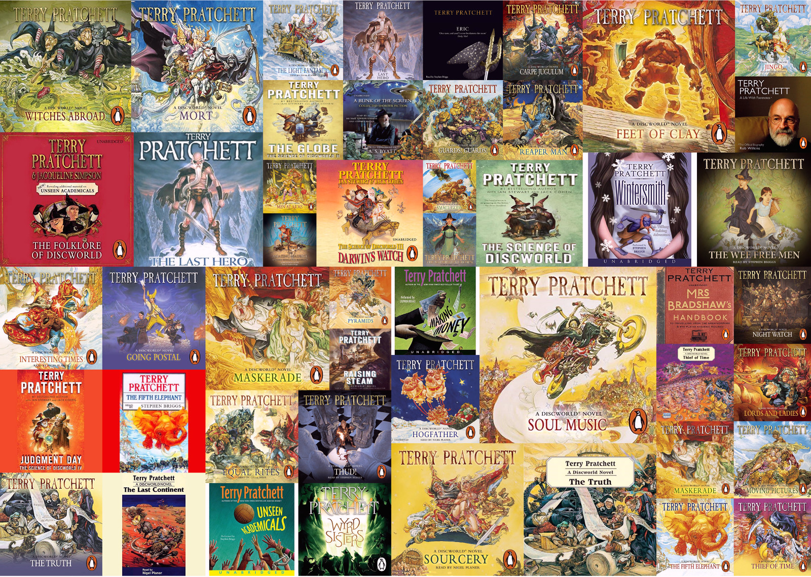 Terry Pratchett\'s Discworld Audiobooks Series (49 Audiobooks on USB or DVD)