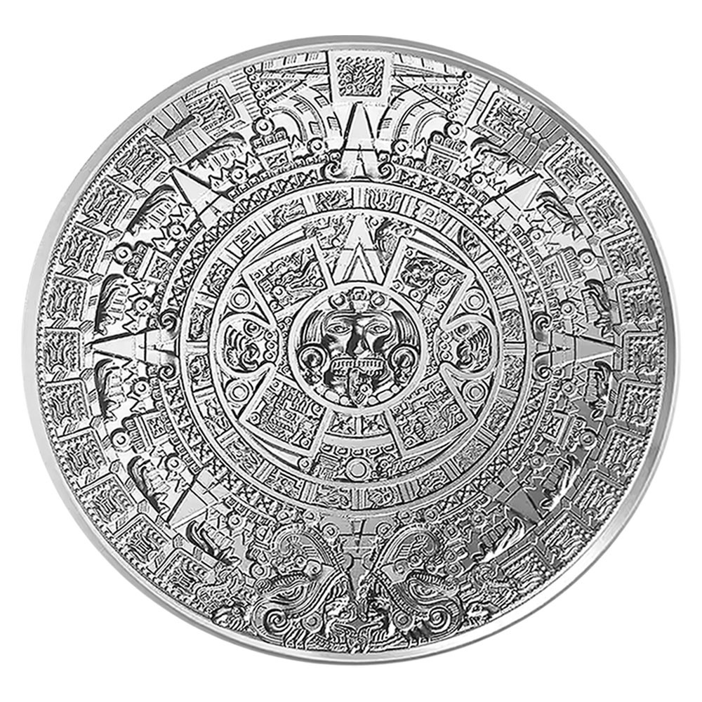 1 Troy oz Aztec .999 Fine Silver Round 1 Troy oz Aztec .999 Fine Silver Round