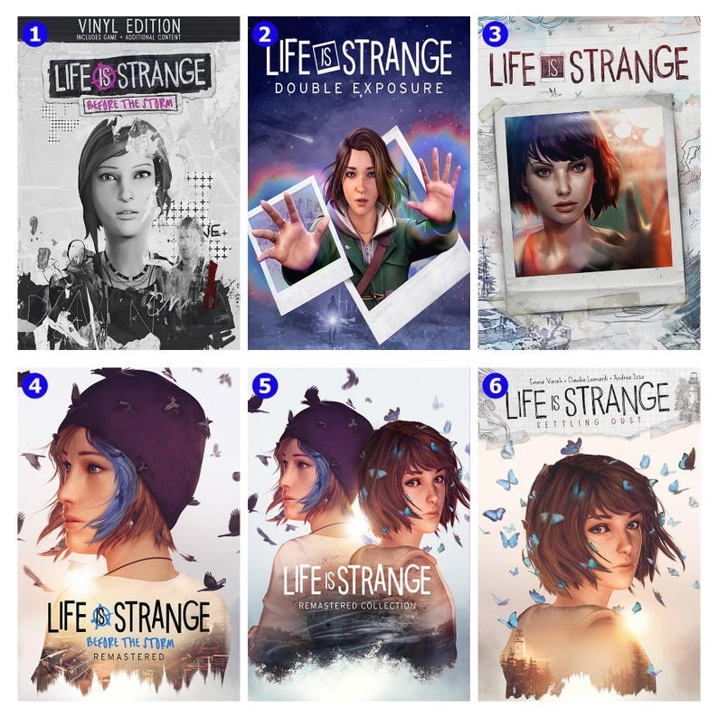 Life Is Strange Video Game Poster,Vintage Aesthetic,Living Room Wall Art,Man