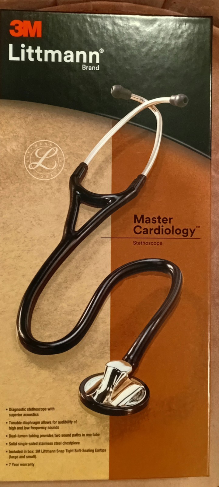 3M Littmann Master Cardiology Stethoscope Single Head Diaphragm Cardiology 3M Littmann Master Cardiology Stethoscope Single Head Diaphragm Cardiology