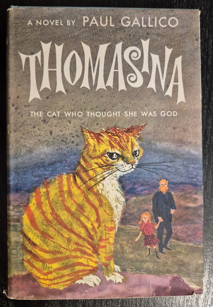 THOMASINA - 1957, Stated 1st Edition. By Paul Gallico. HC/DJ Very Good Condition