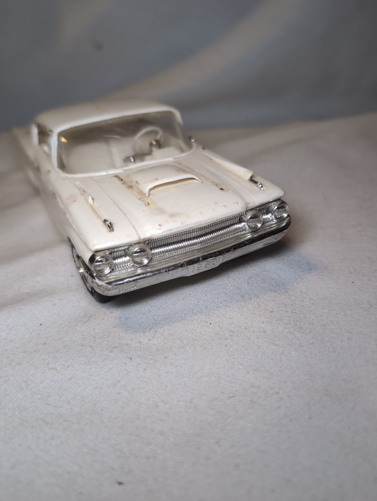 Vintage 1960 Mercury PARK LANE White 2 Door Plastic Model Salesman Sample READ