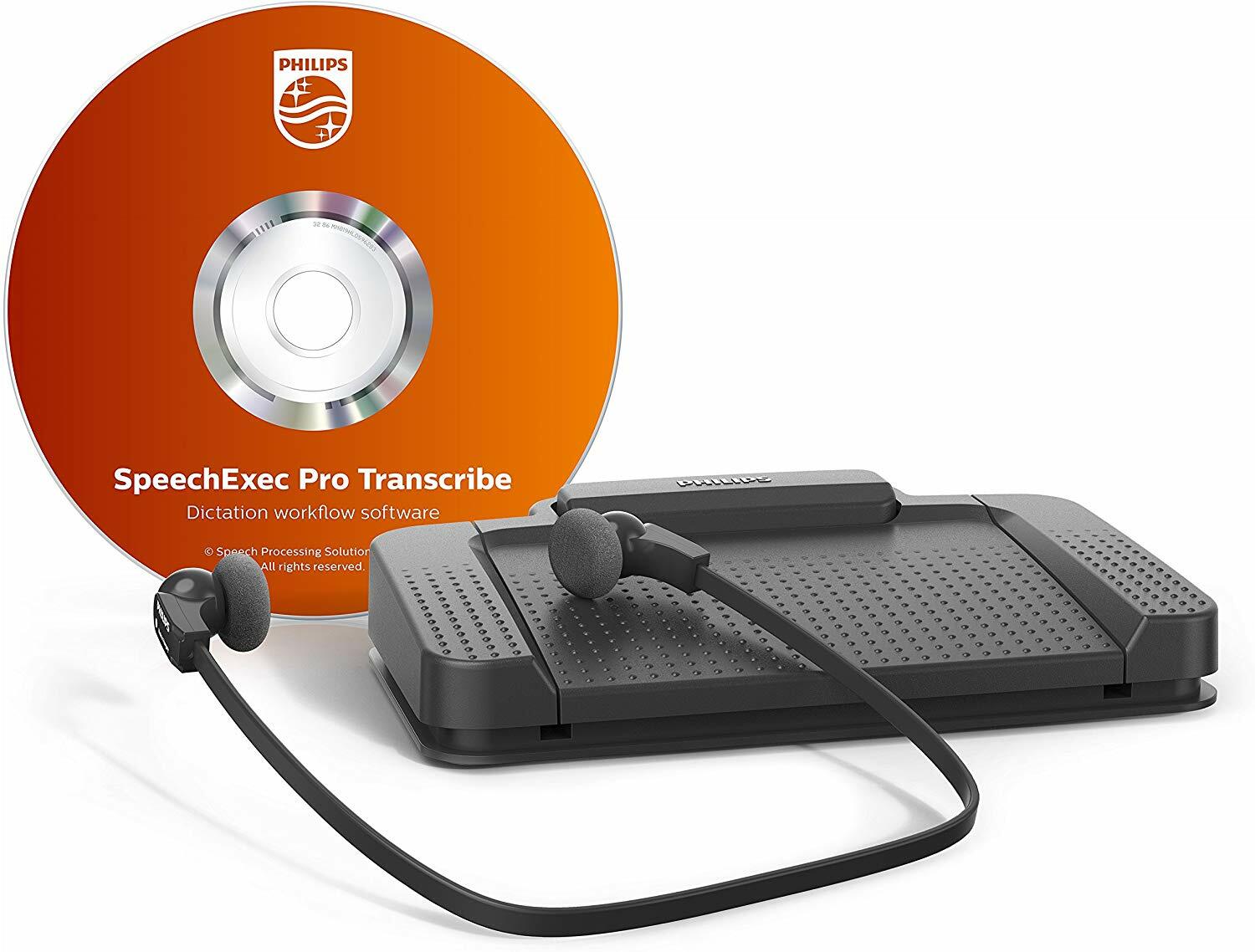 Philips LFH7277/06 USB SpeechExec Pro Transcription Set with Speech Recognition 