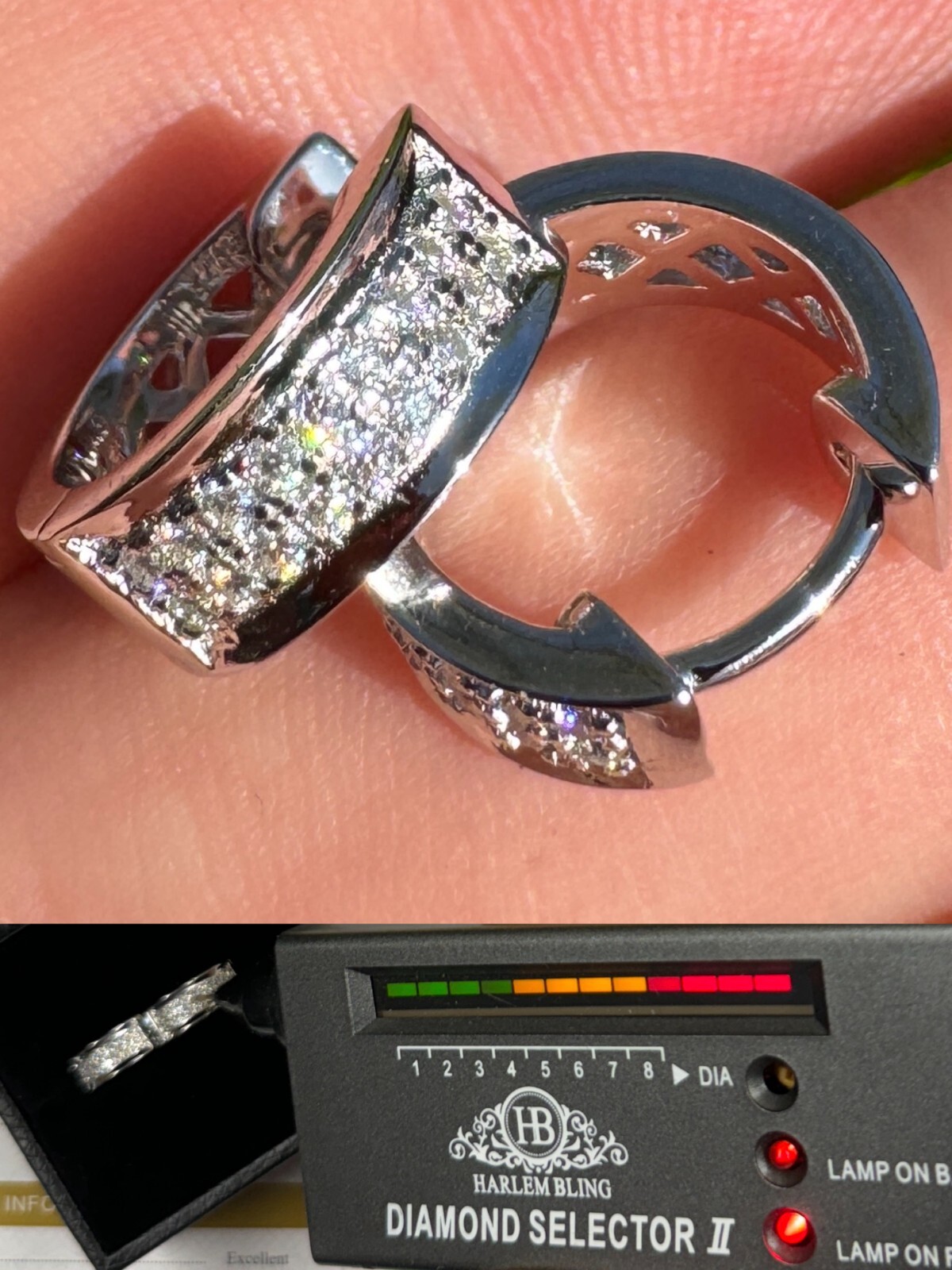 Moissanite Real 925 Silver Hoops Small Huggie Hoop Earrings 12mm Mens Ladies Moissanite Real 925 Silver Hoops Small Huggie Hoop Earrings 12mm Mens Ladies