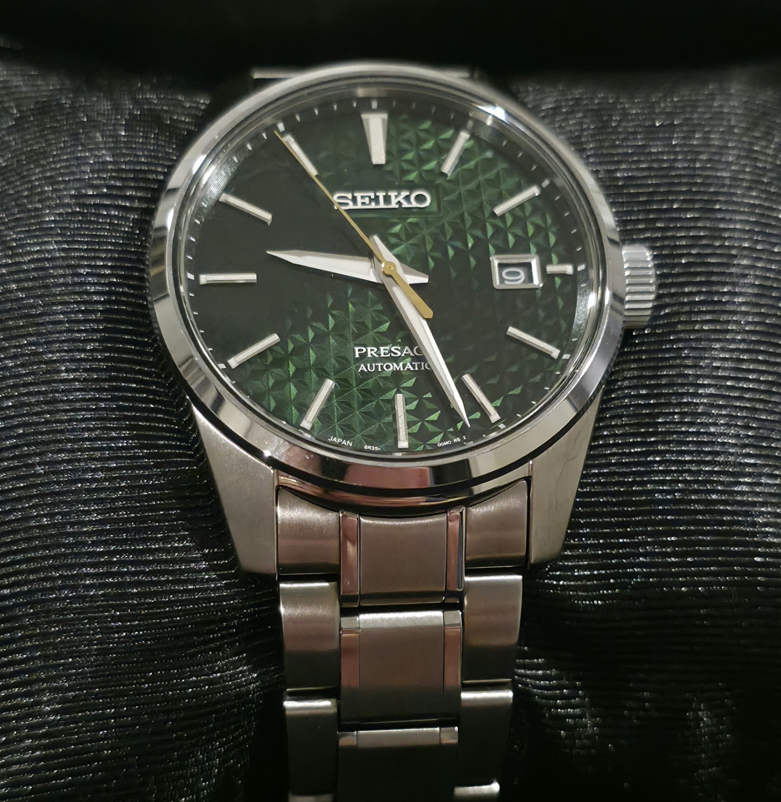Seiko Presage Sharp Edged SARX079 Men\'s Automatic Watch – Tokiwa Green Dial