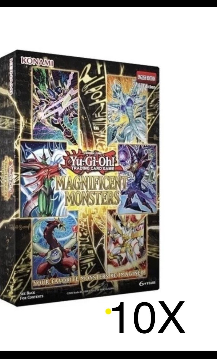Yugioh Magnificent Monsters Box (10 Mini Boxes) Factory Sealed
