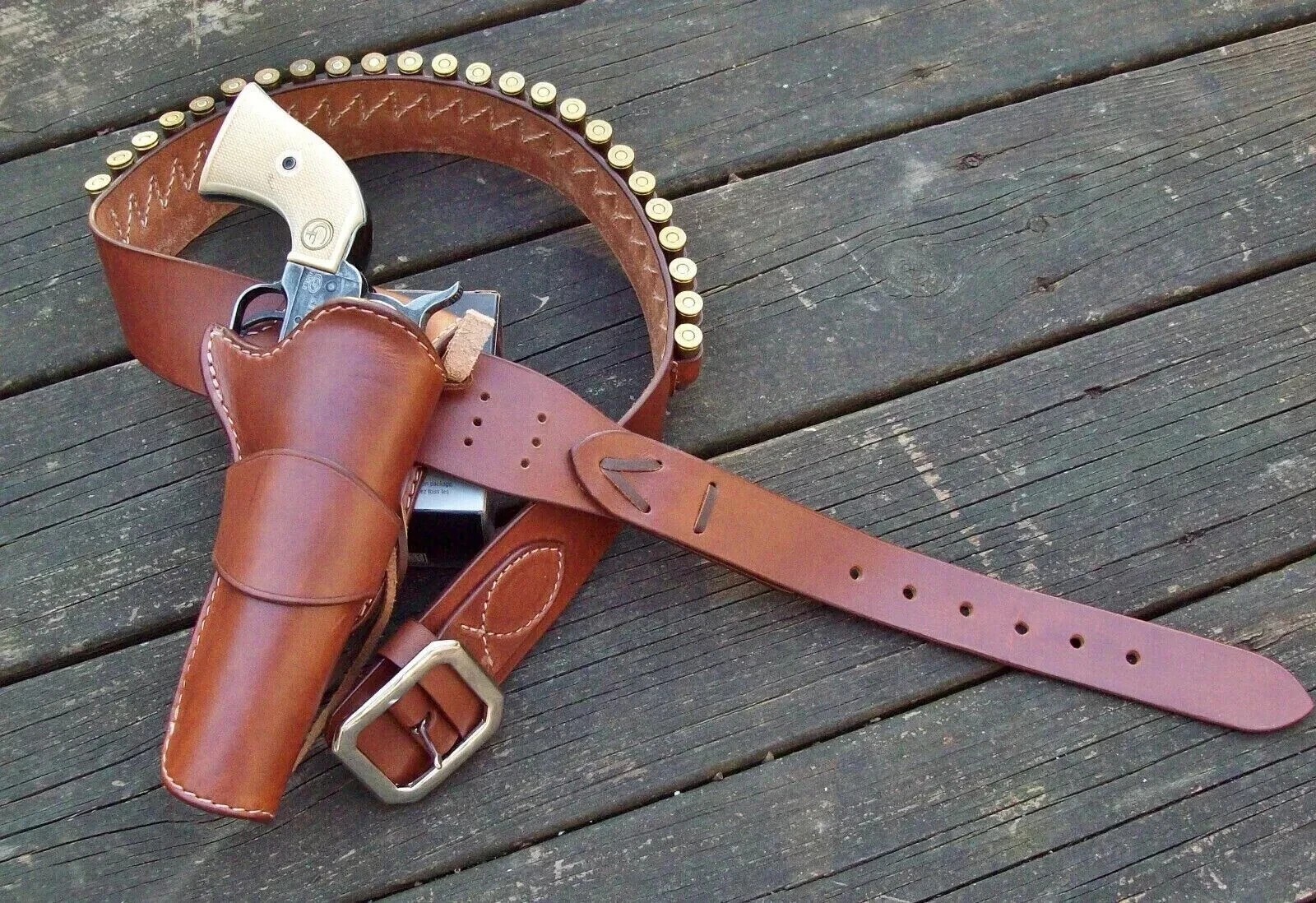 John Wayne - The El Dorado Duke Rig Cowboy Western Leather Holster & Belt