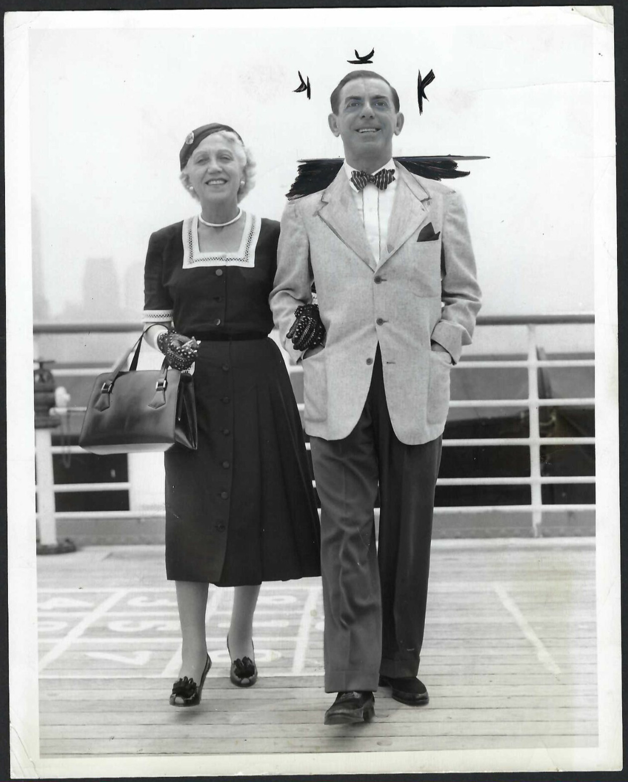 EDDIE CANTOR VINTAGE ORIGINAL PHOTO HOLLYWOOD ACTOR 1959 ELEGANT PORTRAIT