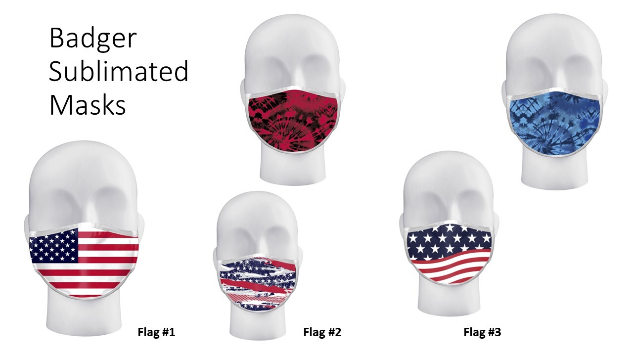 Badger Sport OS Face Masks Size \