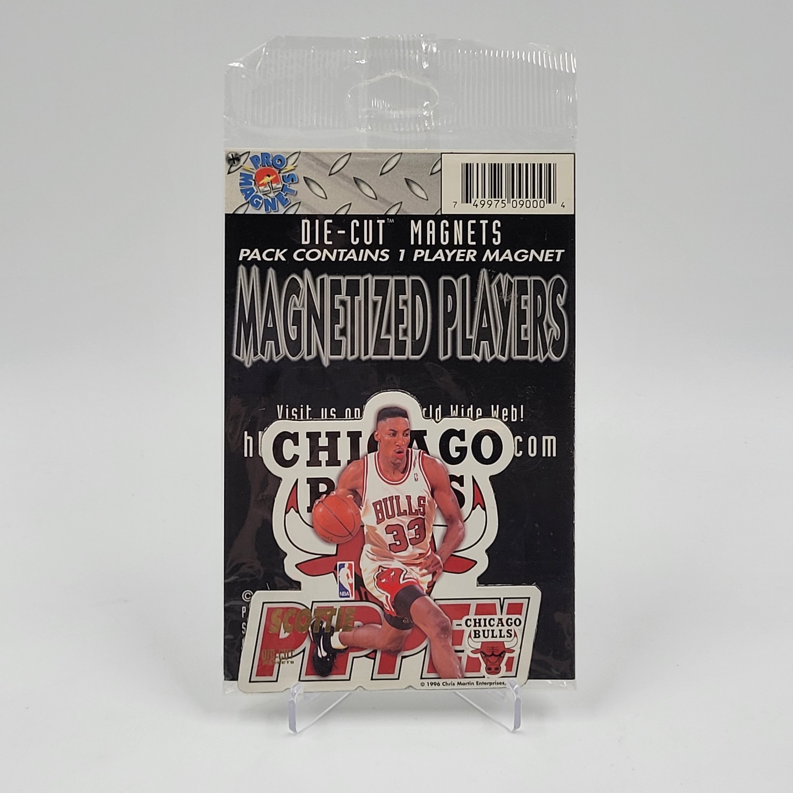 Vintage 1996 Chicago Bulls Scottie Pippen Fridge Magnet Vintage 1996 Chicago Bulls Scottie Pippen Fridge Magnet