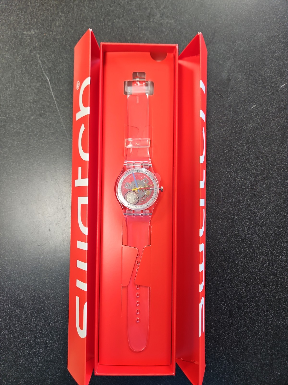 Swatch New Gent Biosourced Unisex Watch Casual Plastic Transparent Quartz Wat... Swatch New Gent Biosourced Unisex Watch Casual Plastic Transparent Quartz Wat...