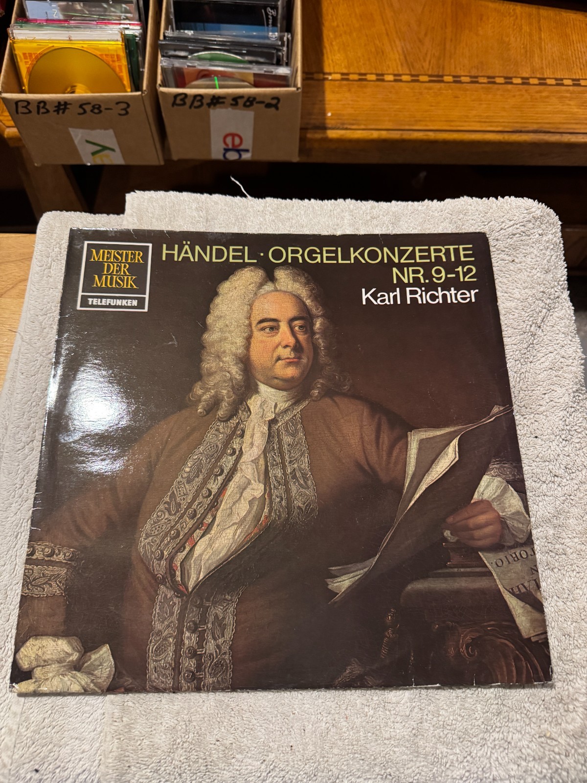 Handel - Orgelkonzerte Nr. 9-12 - Karl Richter LP - GOOD CONDITION W/DUST SLEEVE Handel - Orgelkonzerte Nr. 9-12 - Karl Richter LP - GOOD CONDITION W/DUST SLEEVE