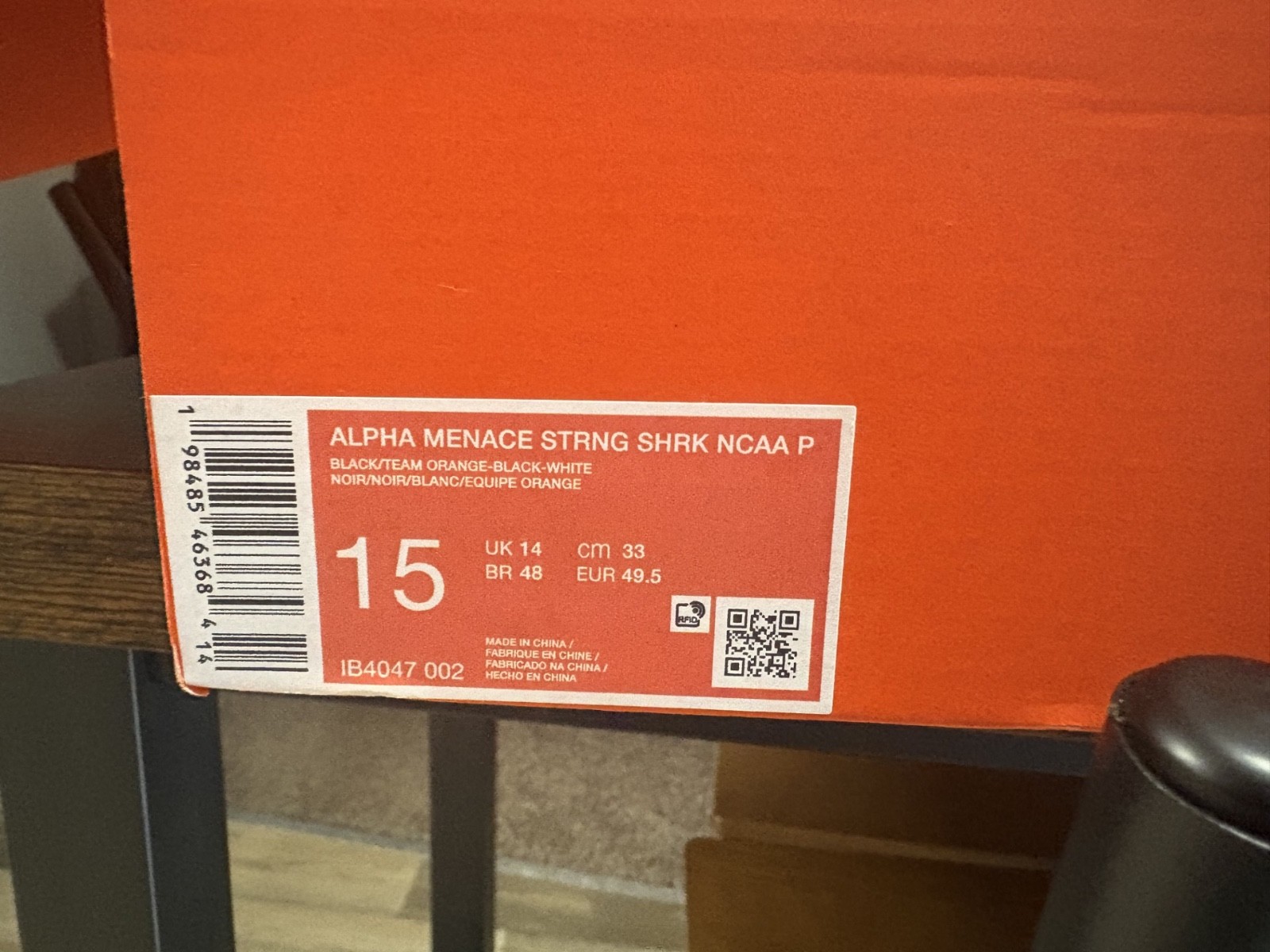 Nike Alpha Menace Strong Oregon State Beavers Team Player Exclusive Issue
