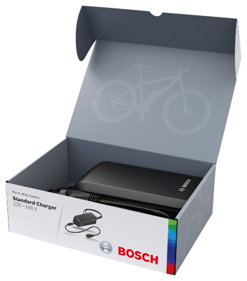 Bosch 4A Standard Charger for eBike System 2, PowerPack/PowerTube Compatible Bosch 4A Standard Charger for eBike System 2, PowerPack/PowerTube Compatible