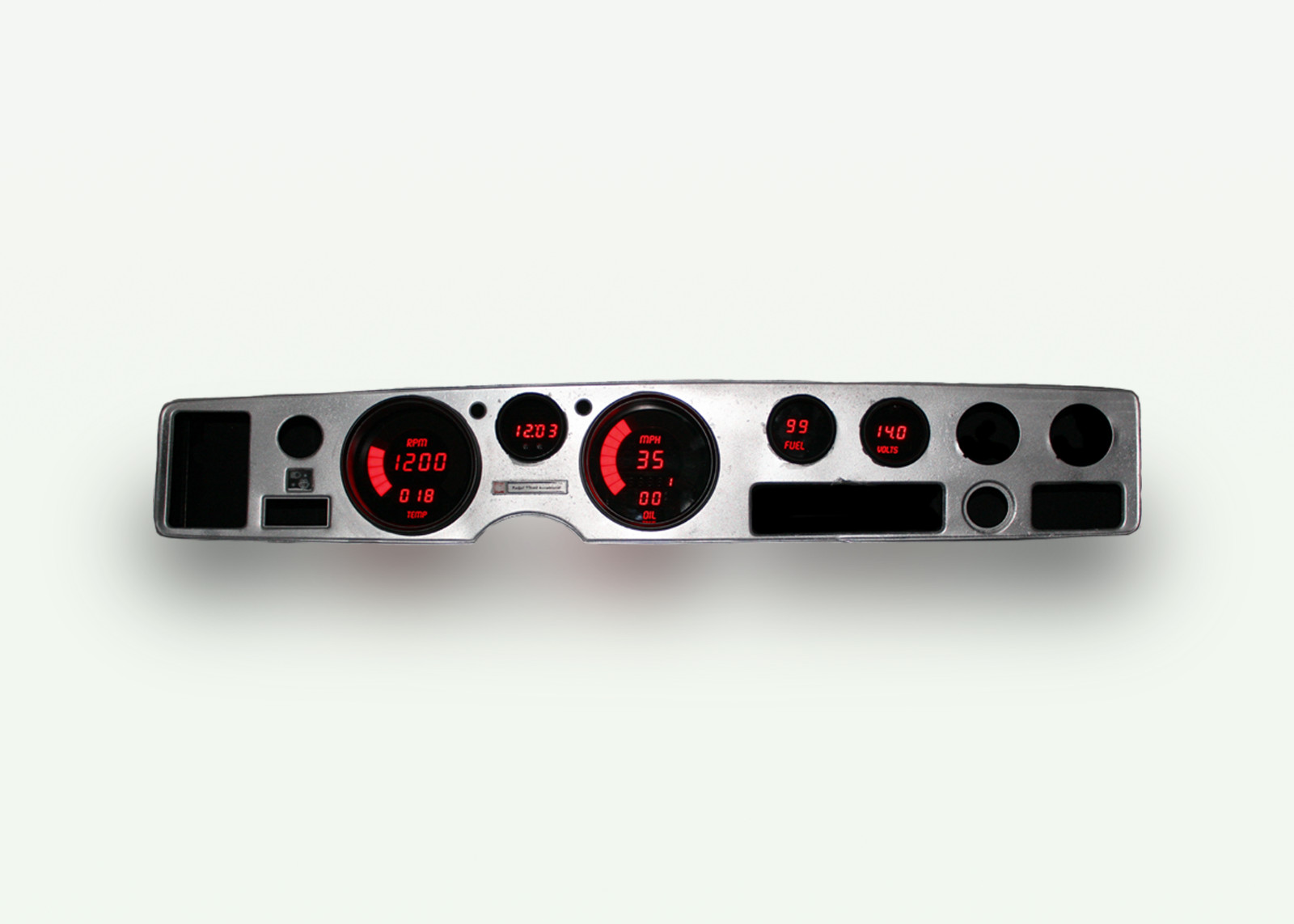 70-81 Firebird Trans Am Digital Dash Panel Red LED Gauges Knight Rider US Made