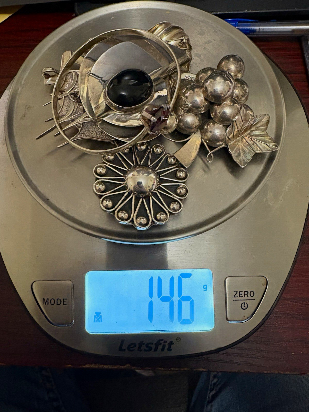 Vintage Sterling Silver 925 Mixed Lot 9 Pieces - unique pieces